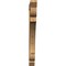 Ekena Millwork Olympic Slat Rough Sawn Bracket, Western Red Cedar, 4"W x 44"D x 44"H BKT04X44X44OLY06RWR - alternate 3